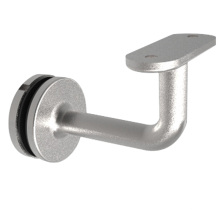 Removable handrail support for building hardware